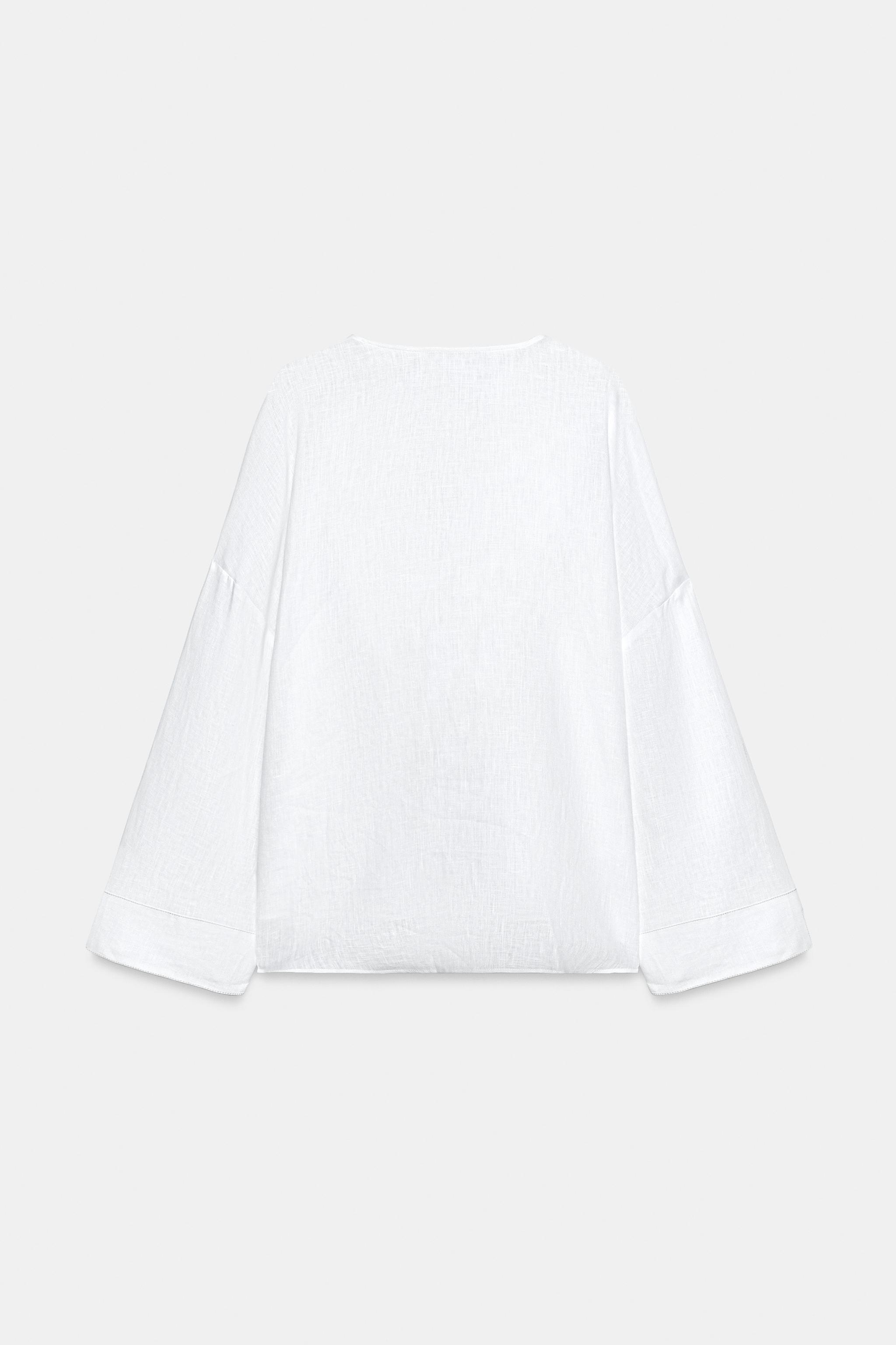 100% LINEN KIMONO SHIRT